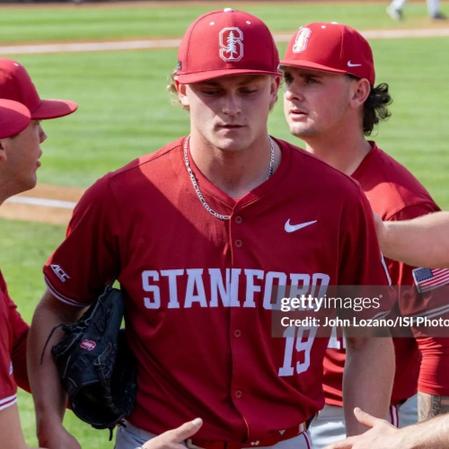 Stanford Cardinal #19 Joey Volchko Nike Cardinal Full Button 2025 ACC College Baseball Limited Jersey