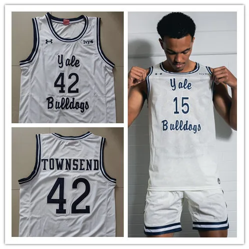 Yale Bulldogs Custom Gray Under Armour College Basketball Game Jersey