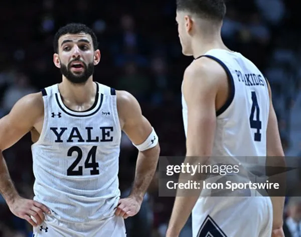 Yale Bulldogs Custom White Under Armour College Basketball Game Jersey