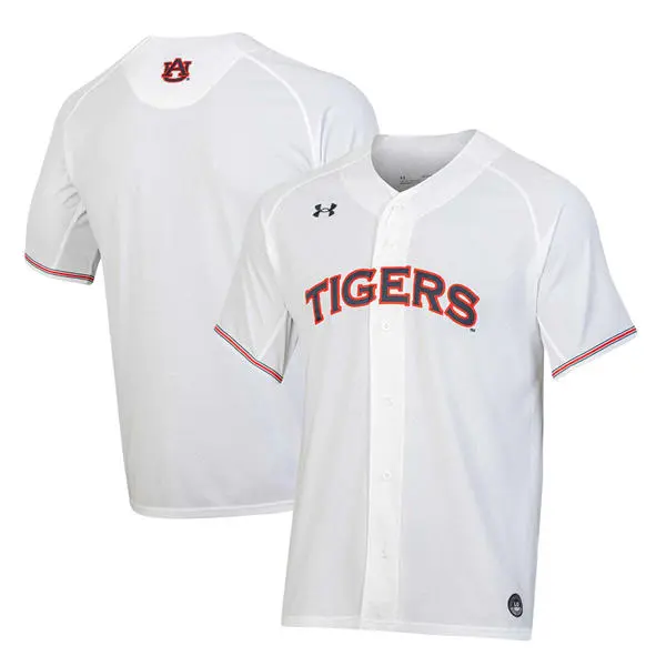 Auburn Tigers Custom White Baseball Limited Jersey 