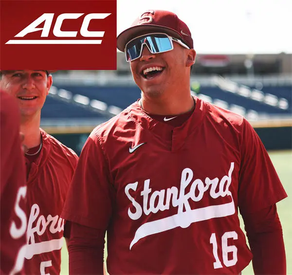 Stanford Cardinals Custom 2025 ACC Cardinal oblique Wordmark two-Button Pullover Baseball Game Jersey
