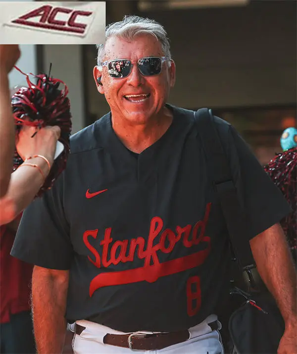 Stanford Cardinals Custom 2025 Black oblique Wordmark two-Button Pullover ACC Baseball Game Jersey
