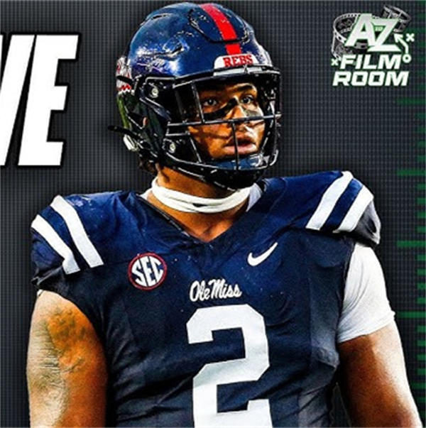 Mens Ole Miss Rebels #2 Walter Nolen Navy F.U.S.E. Limited Football Game Jersey