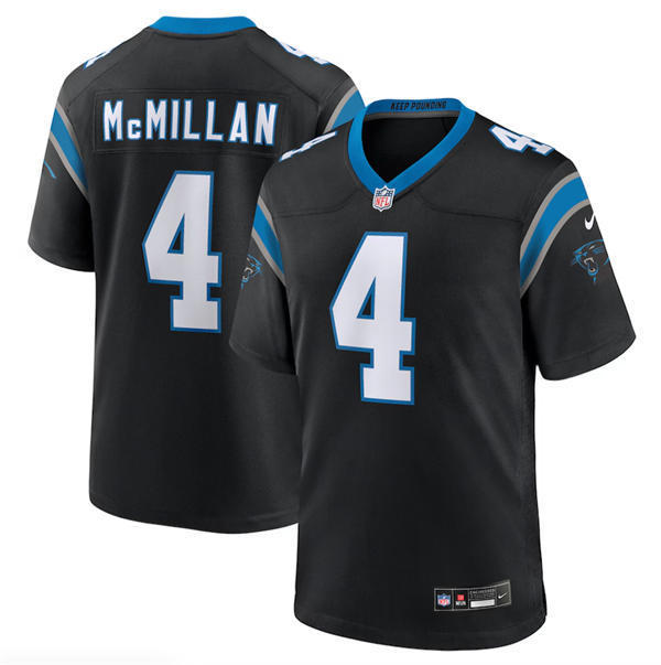 Youth Carolina Panthers #4 Tetairoa McMillan Nike Blue Alternate Limited Jersey