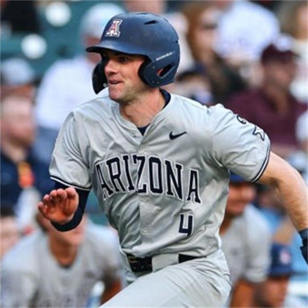 Mens Youth Womens Arizona Wildcats #4 Brendan Summerhill 2025 XII Gray Baseball Game Jersey