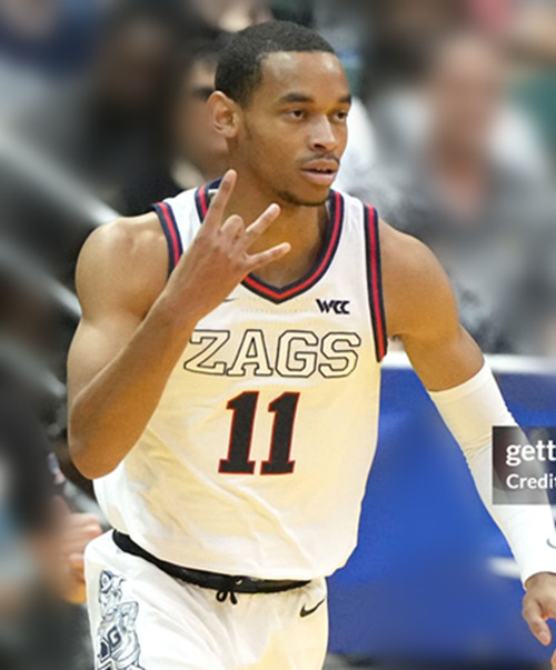 Mens Youth Gonzaga Bulldogs #11 Nolan Hickman White Retro College Basketball Game Jersey
