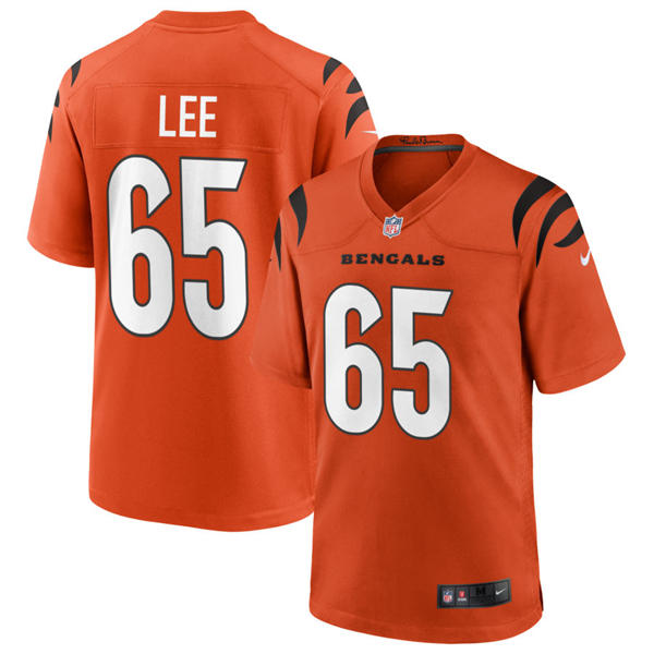 Men's Cincinnati Bengals #65 Matt Lee Nike Orange Alternate Vapor F.U.S.E. Limited Jersey