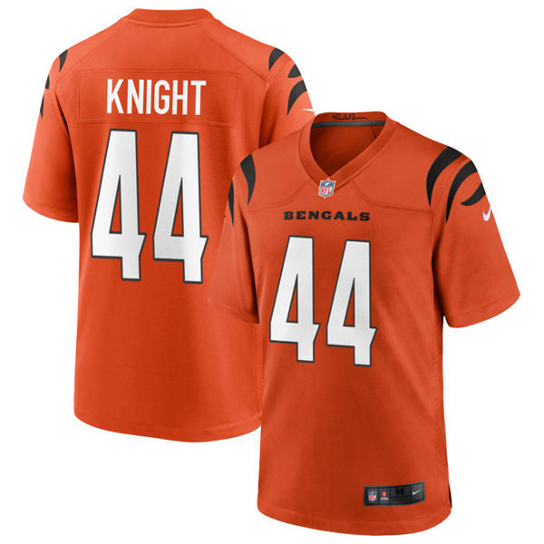 Men's Cincinnati Bengals #44 Demetrius Knight Nike Orange Alternate Vapor F.U.S.E. Limited Jersey