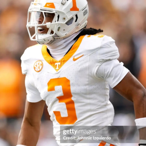 Mens Tennessee Volunteers #3 Jermod McCoy White College Football Game Jersey