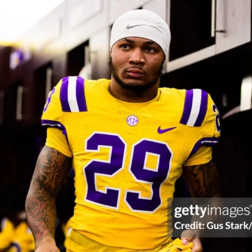 LSU Tigers #29 Caden Durham Gold F.U.S.E. Limited College Football Game Jersey