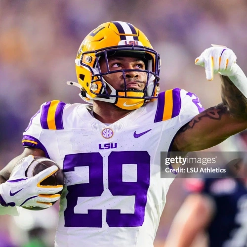 Mens LSU Tigers #29 Caden Durham White F.U.S.E. Limited College Football Game Jersey