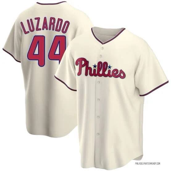 Youth Philadelphia Phillies #44 Jesus Luzardo Nike Cream Alternate Limited Jersey