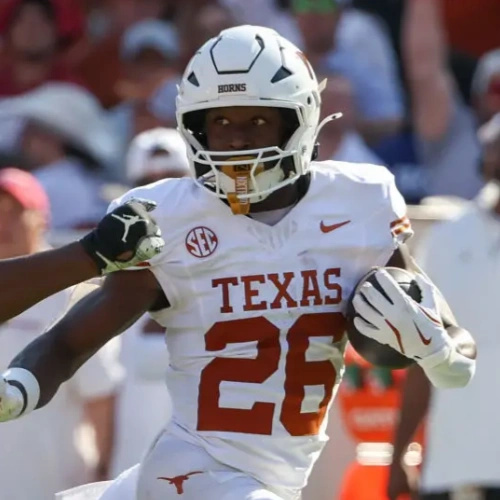 Mens Youth Womens Texas Longhorns #26 Quintrevion Wisner 2024 SEC White College Football Game Jersey