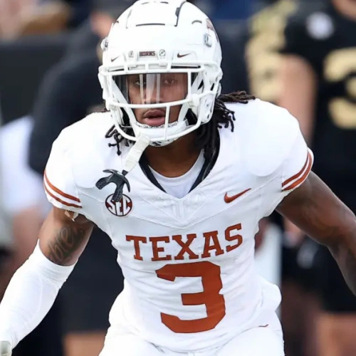 Mens Youth Womens Texas Longhorns #3 Jaylon Guilbeau 2024 SEC White College Football Game Jersey