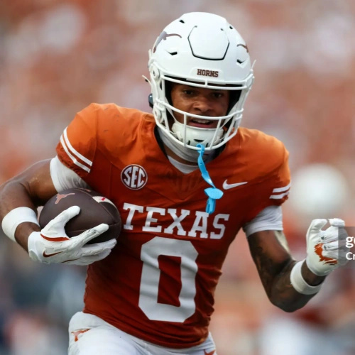 Mens Youth Womens Texas Longhorns #0 DeAndre Moore Jr. 2024 SEC Orange College Football Game Jersey