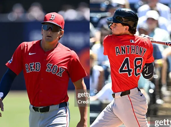 Men's Boston Red Sox #48 Roman Anthony Nike Red Alternate with Name Limted Jersey
