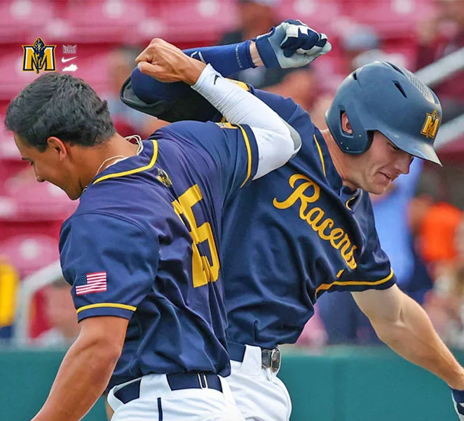 Murray State Racers Custom navy Pullover Baseball Game Jersey