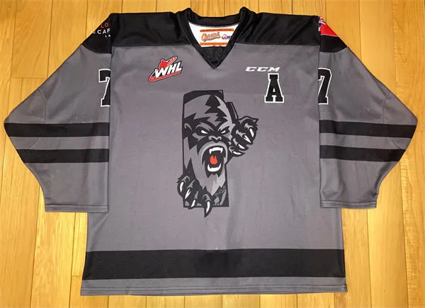Winnipeg Ice Custom CCM Gray Jersey