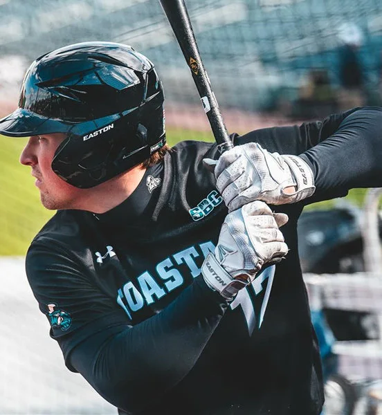 Coastal Carolina Chanticleers #17 Caden Bodine Black Pullover Baseball Game Jersey