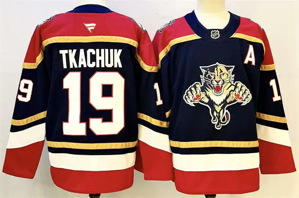 Youth Florida Panthers #19 Matthew Tkachuk Fanatics Navy Alternate Third Jersey