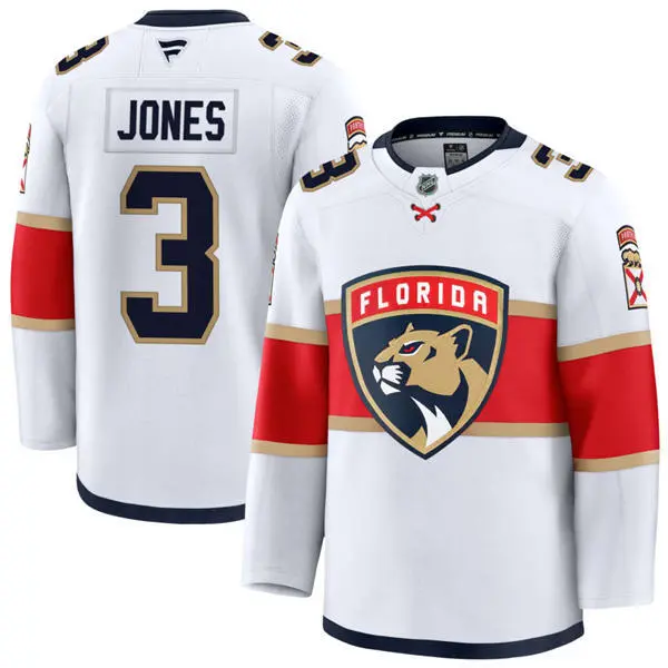 Youth Florida Panthers #3 Seth Jones Fanatics White Away Jersey