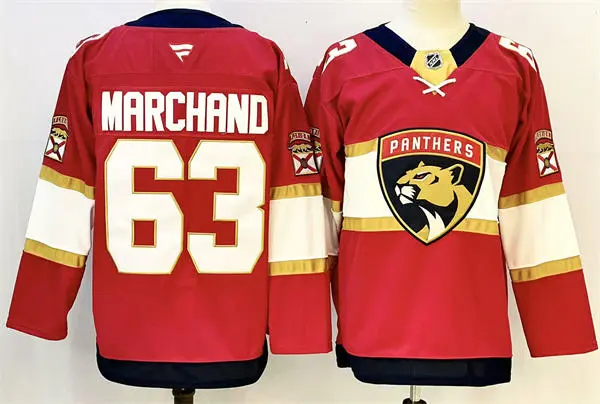 Youth Florida Panthers #63 Brad Marchand Fanatics Red Home  Jersey