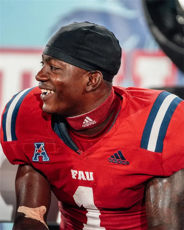 Florida Atlantic Owls Custom 2025 Red Football Game Jersey