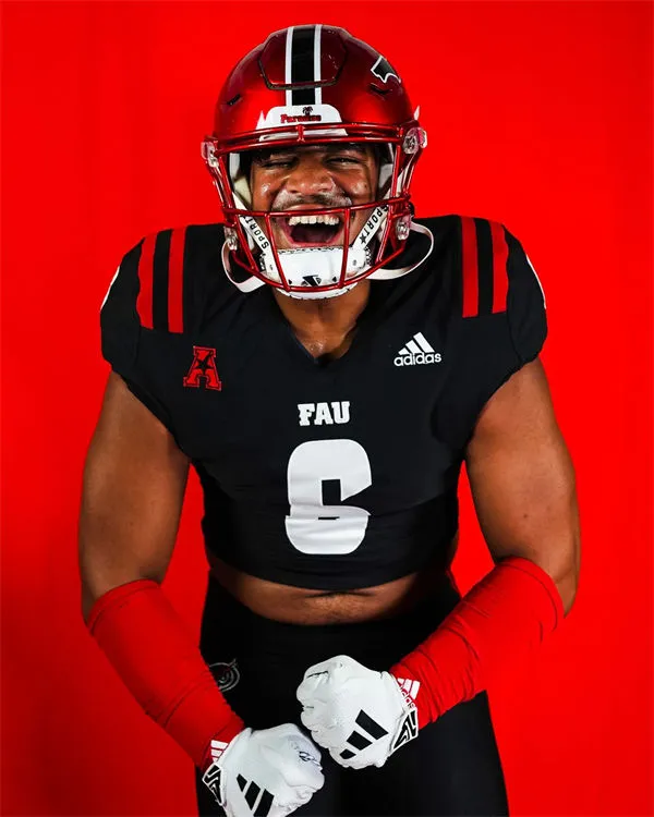Florida Atlantic Owls Custom 2025 Black Football Game Jersey
