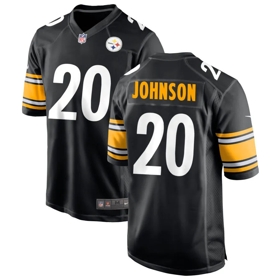 Youth Pittsburgh Steelers #20 Kaleb Johnson Nike Black Limited Jersey