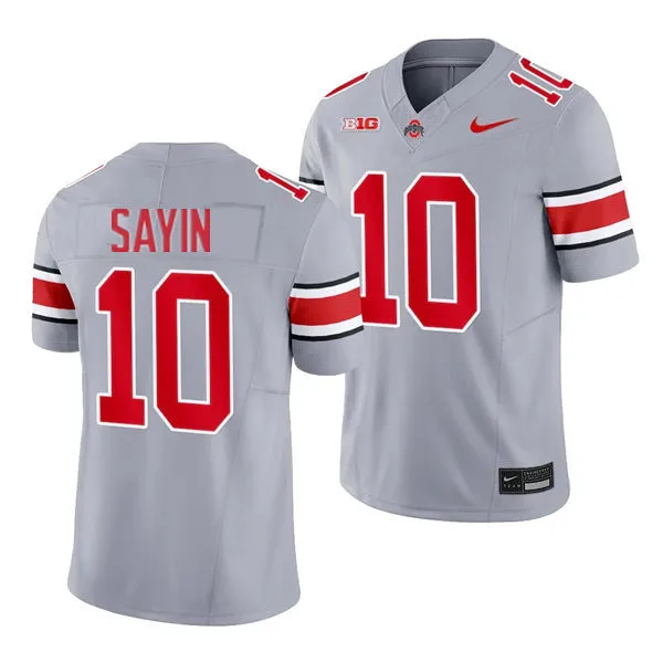 Mens Ohio State Buckeyes #10 Julian Sayin Alternate Gary Limited Football Jersey