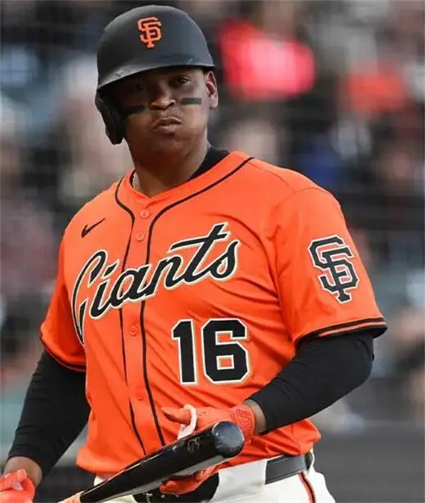 Mens San Francisco Giants #16 Rafael Devers Nike Orange Alternate Limited Jersey