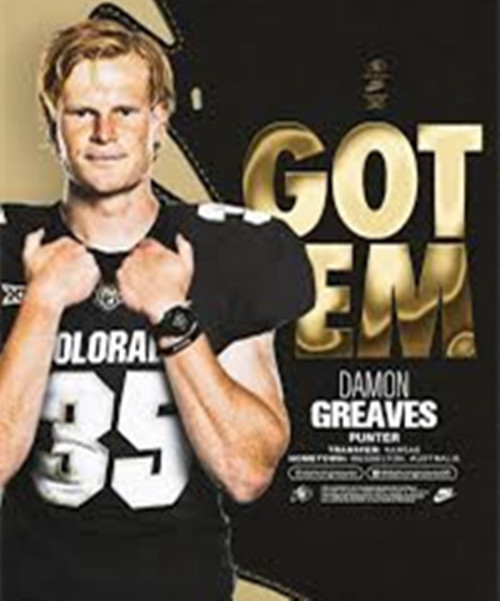 Colorado Buffaloes #35 Damon Greaves Black College Football Game Jersey
