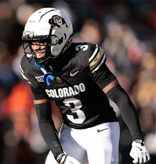 Colorado Buffaloes #3 Kaidon Salter Black College Football Game Jersey