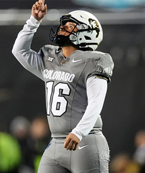 Colorado Buffaloes #16 Ryan Staub Gray College Football Game Jersey