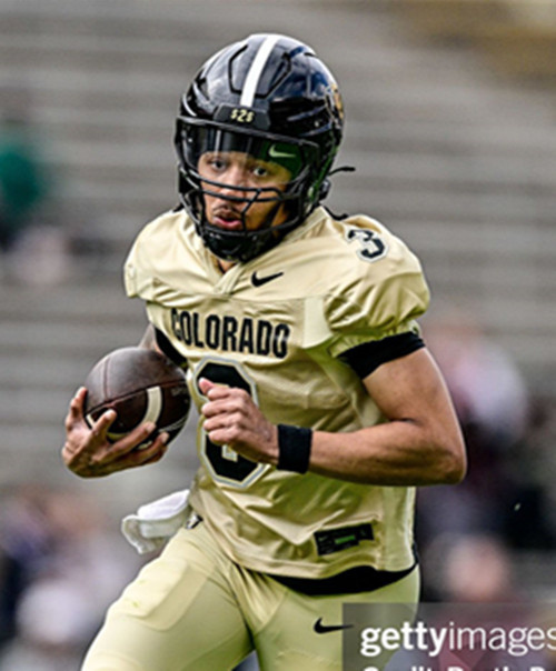 Colorado Buffaloes #3 Kaidon Salter 2025 Yellow College Football Game Jersey