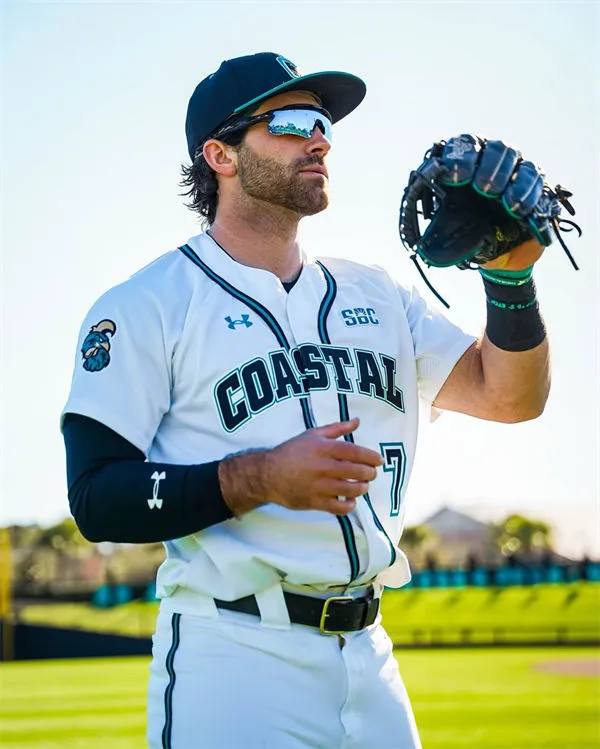 Coastal Carolina Chanticleers #7 Blake Barthol White Baseball Game Jersey