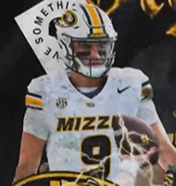 Missouri Tigers #9 Beau Pribula Nike 2025 White Football Game Jersey