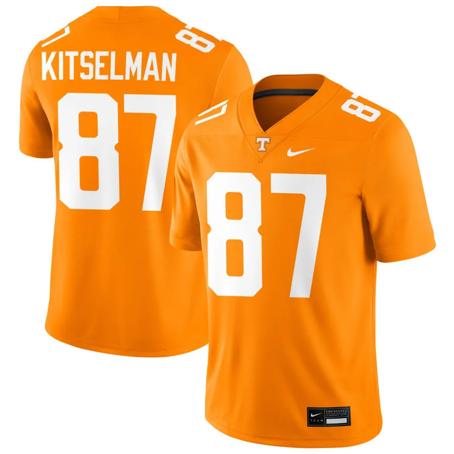 Tennessee Volunteers #87 Miles Kitselman Nike Orange College Football Jersey