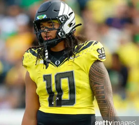 Oregon Ducks #10 Malik Benson 2025 BIG Ten Alternate Game Football Jersey Yellow