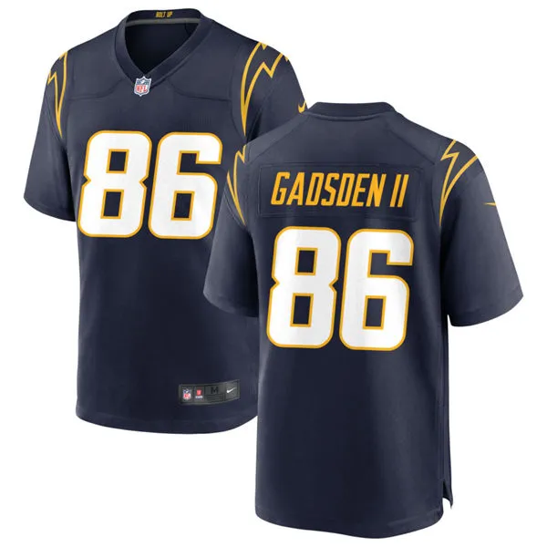 Men's Los Angeles Chargers #86 Oronde Gadsden II Nike Navy Alternate Vapor F.U.S.E. Limited Jersey