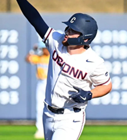 Uconn Huskies #2 Tyler Minick White College Baseball Game Jersey