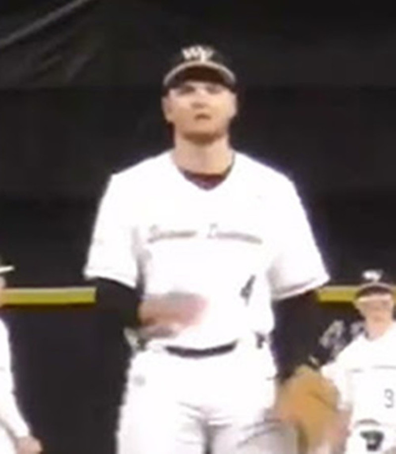 Wake Forest Demon Deacons #4 Blake Morningstar White College Baseball Game Jersey