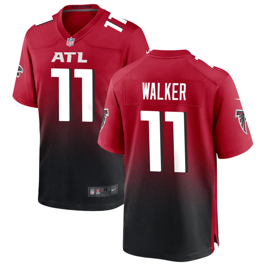 Men's Atlanta Falcons #11 Jalon Walker Nike Red Alternate Vapor F.U.S.E. Limited Jersey