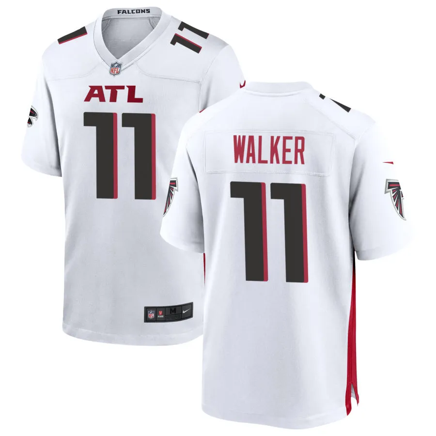 Men's Atlanta Falcons #11 Jalon Walker Nike White Vapor F.U.S.E. Limited Jersey