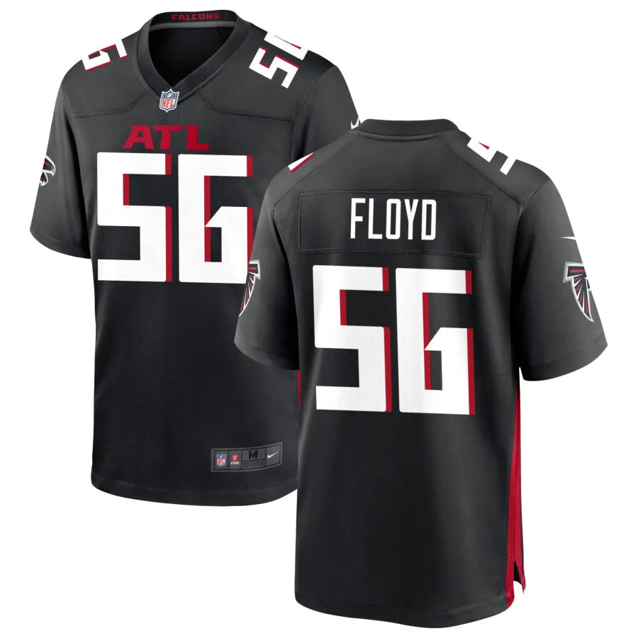 Youth Atlanta Falcons #56 Leonard Floyd Nike Black Limited Jersey