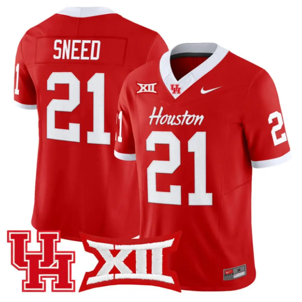 Houston Cougars #21 Stacy Sneed 2025 Red Vapor F.U.S.E. Limited Jersey