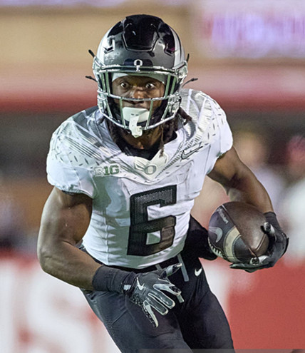 Oregon Ducks #6 Noah Whittington White College Football Game Jersey