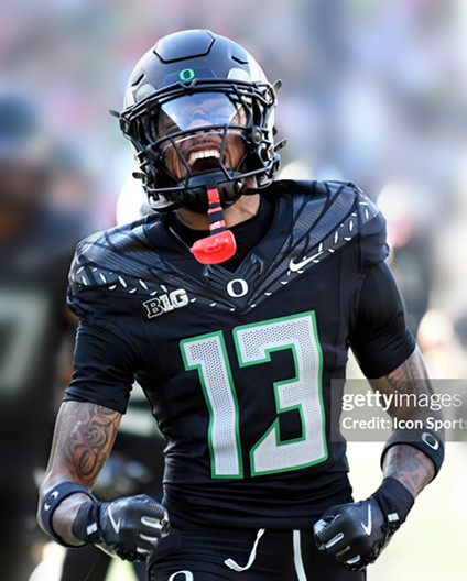 Oregon Ducks #13 Jurrion Dickey Black College Football Game Jersey