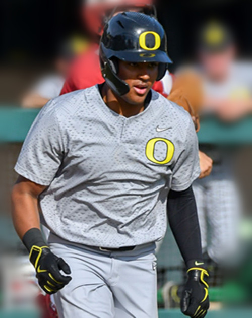 Oregon Ducks #25 Jacob Walsh Gray O College Baseball Game Jersey