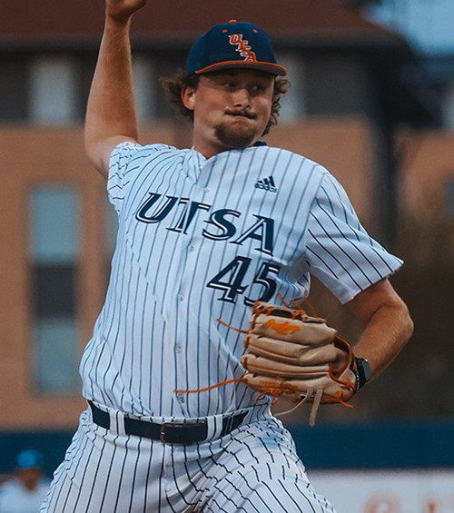 UTSA Roadrunners Custom Stitched White Pinstripe Collsege Baseball Game Jersey